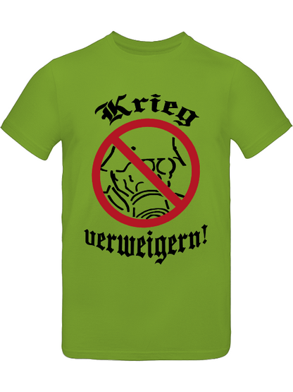 T-Shirt (m) "Krieg verweigern!"