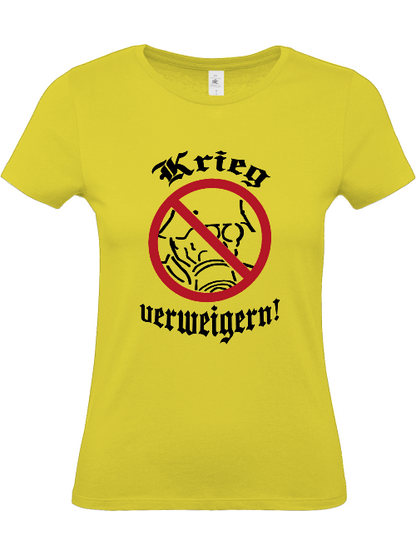 T-Shirt (w) "Krieg verweigern!"