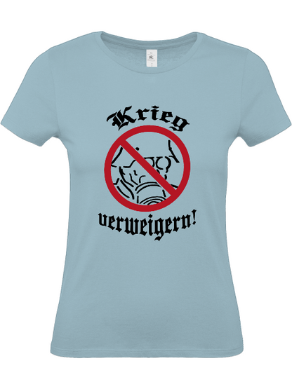 T-Shirt (w) "Krieg verweigern!"