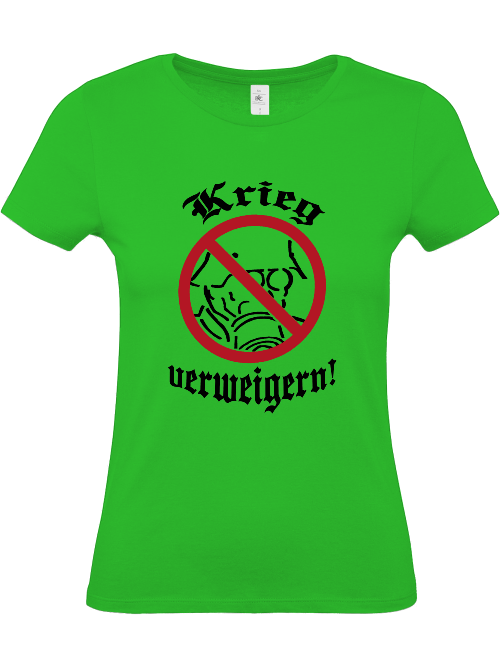 T-Shirt (w) "Krieg verweigern!"