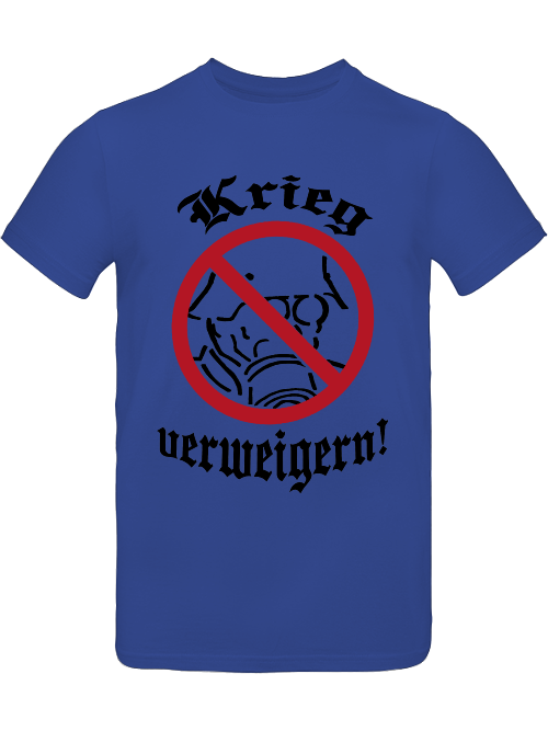 T-Shirt (m) "Krieg verweigern!"