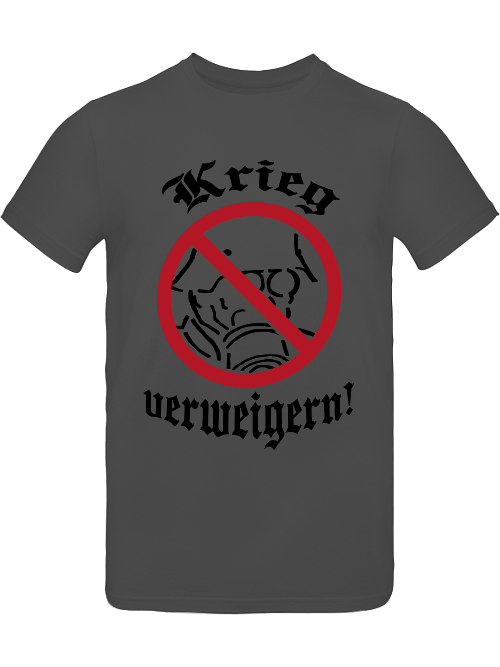 T-Shirt (m) "Krieg verweigern!"