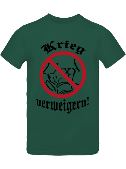 T-Shirt (m) "Krieg verweigern!"