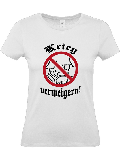 T-Shirt (w) "Krieg verweigern!"