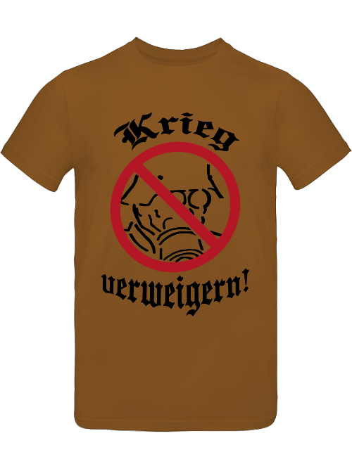 T-Shirt (m) "Krieg verweigern!"