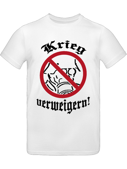 T-Shirt (m) "Krieg verweigern!"