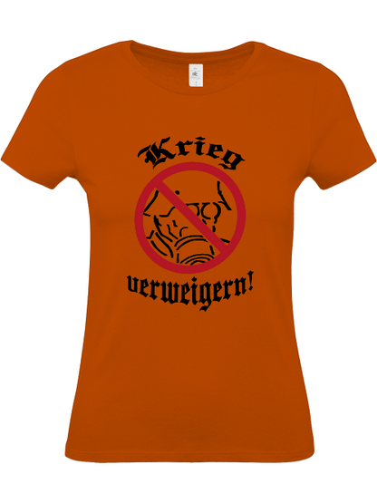 T-Shirt (w) "Krieg verweigern!"