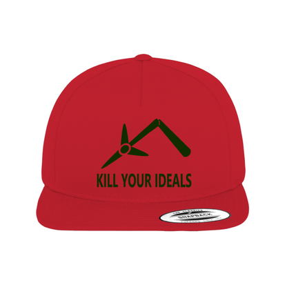 Classic 5 Panel Snapback Cap "Kill your Ideals"