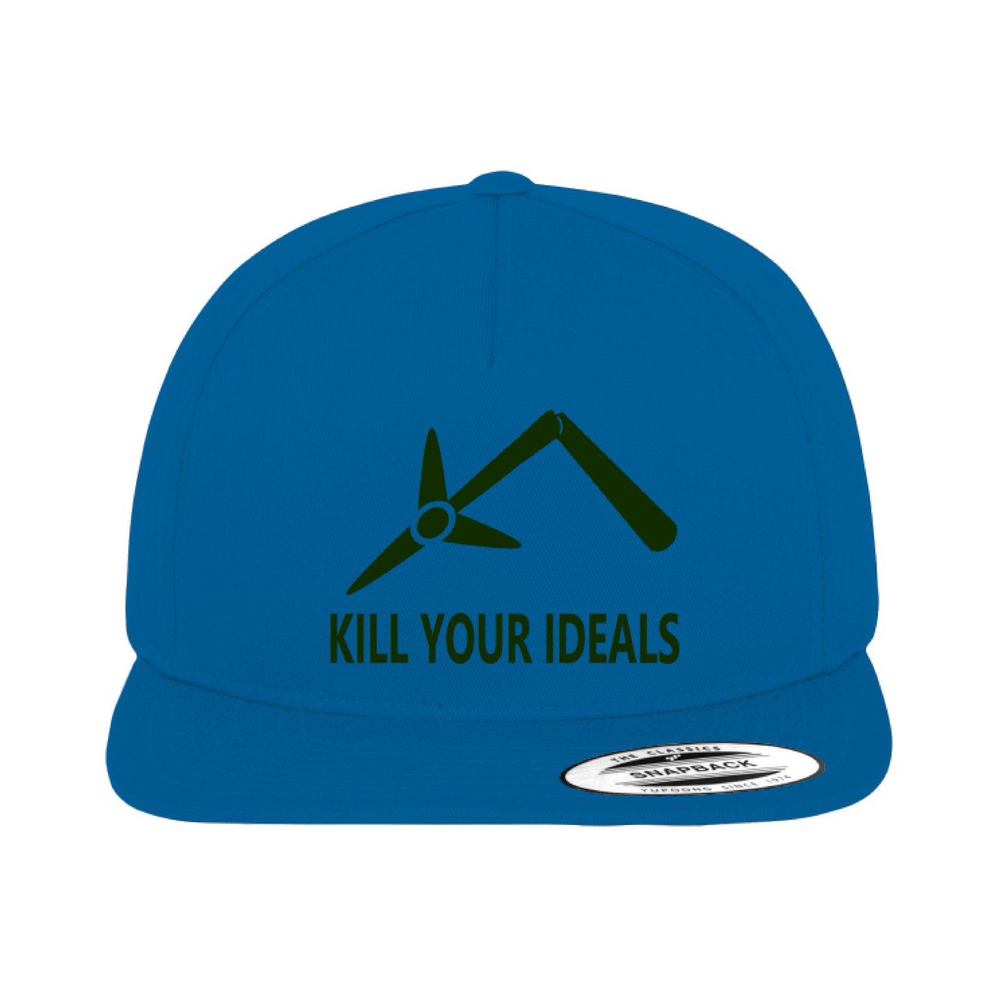 Classic 5 Panel Snapback Cap "Kill your Ideals"