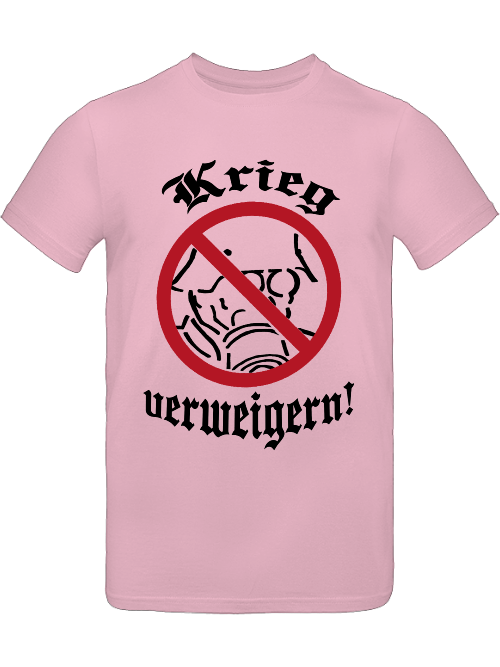 T-Shirt (m) "Krieg verweigern!"